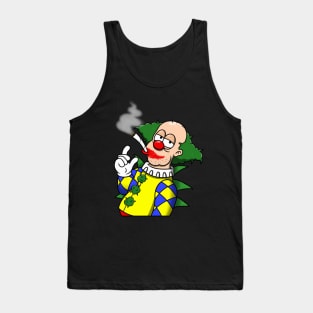 Smoking Clown Tank Top